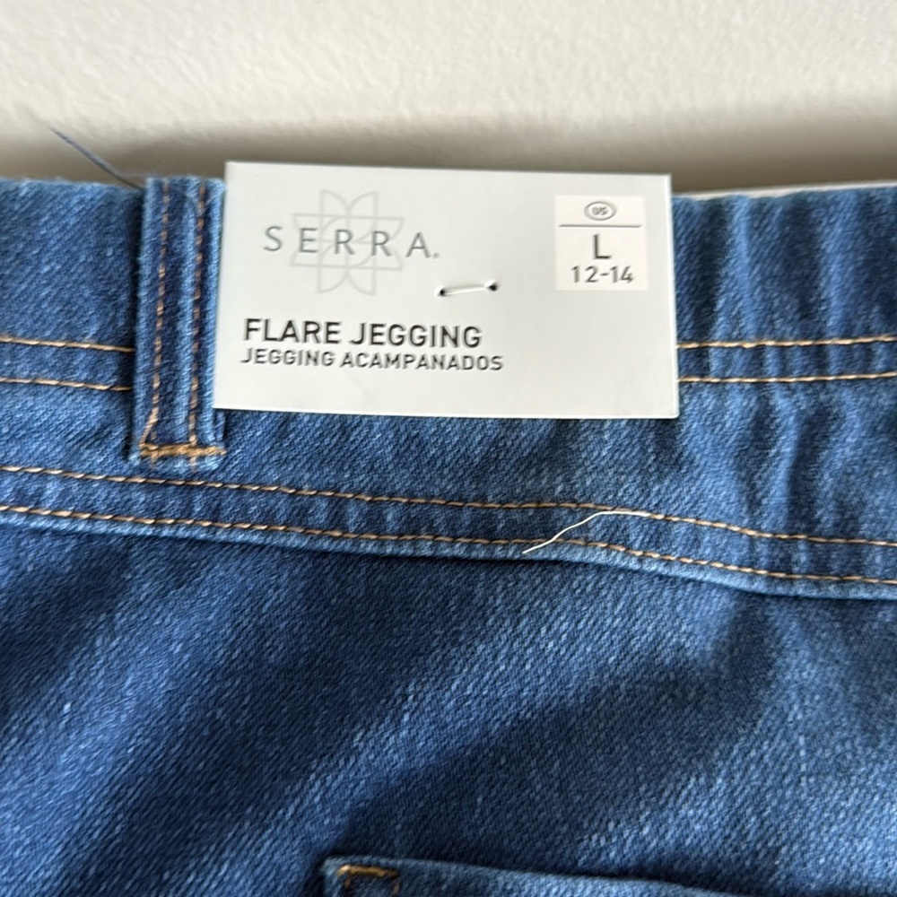 Serra Dark Blue Women's Flare Jeggings